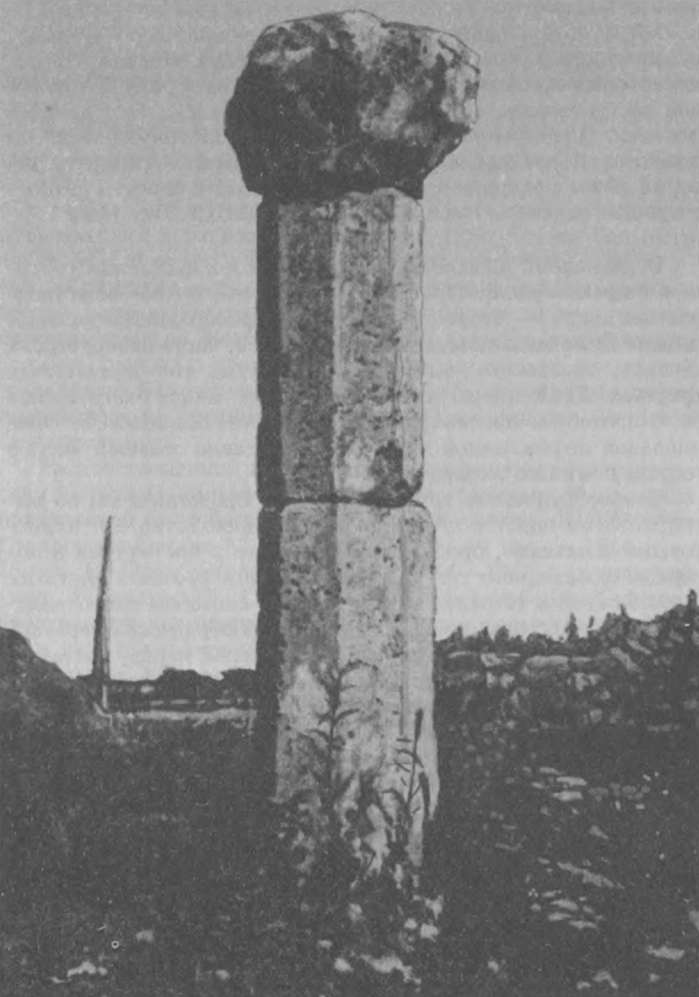 Руины соборной мечети в бывшем г. Булгаре, месте паломничества мусульман Казанской и Оренбургской губерний в XVIII в.