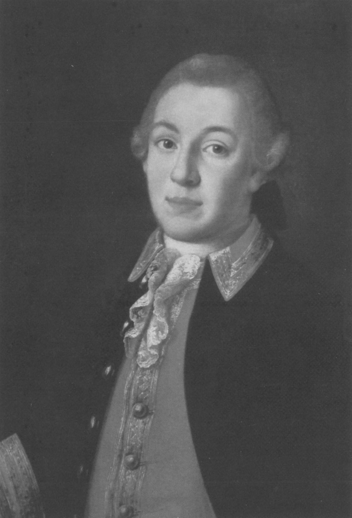 Неизвестный в красном камзоле (возможно, посмертный портрет Петра III без регалий). А.П. Антропов. 1766 г.