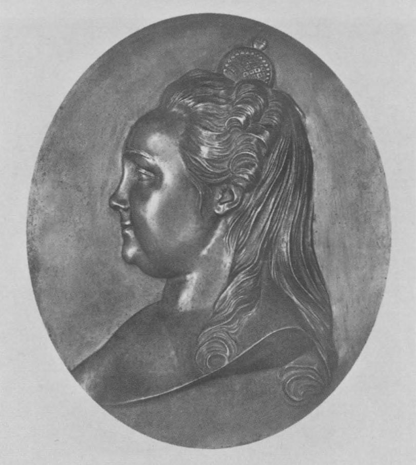 Медаль с профильным портретом императрицы Елизаветы Петровны. Середина XVIII в.