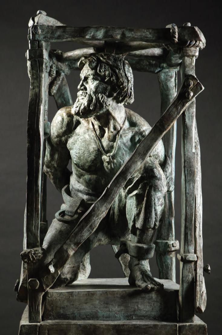 Скульптура «Емельян Пугачев» (1996). Автор — Коржев Иван Владимирович
