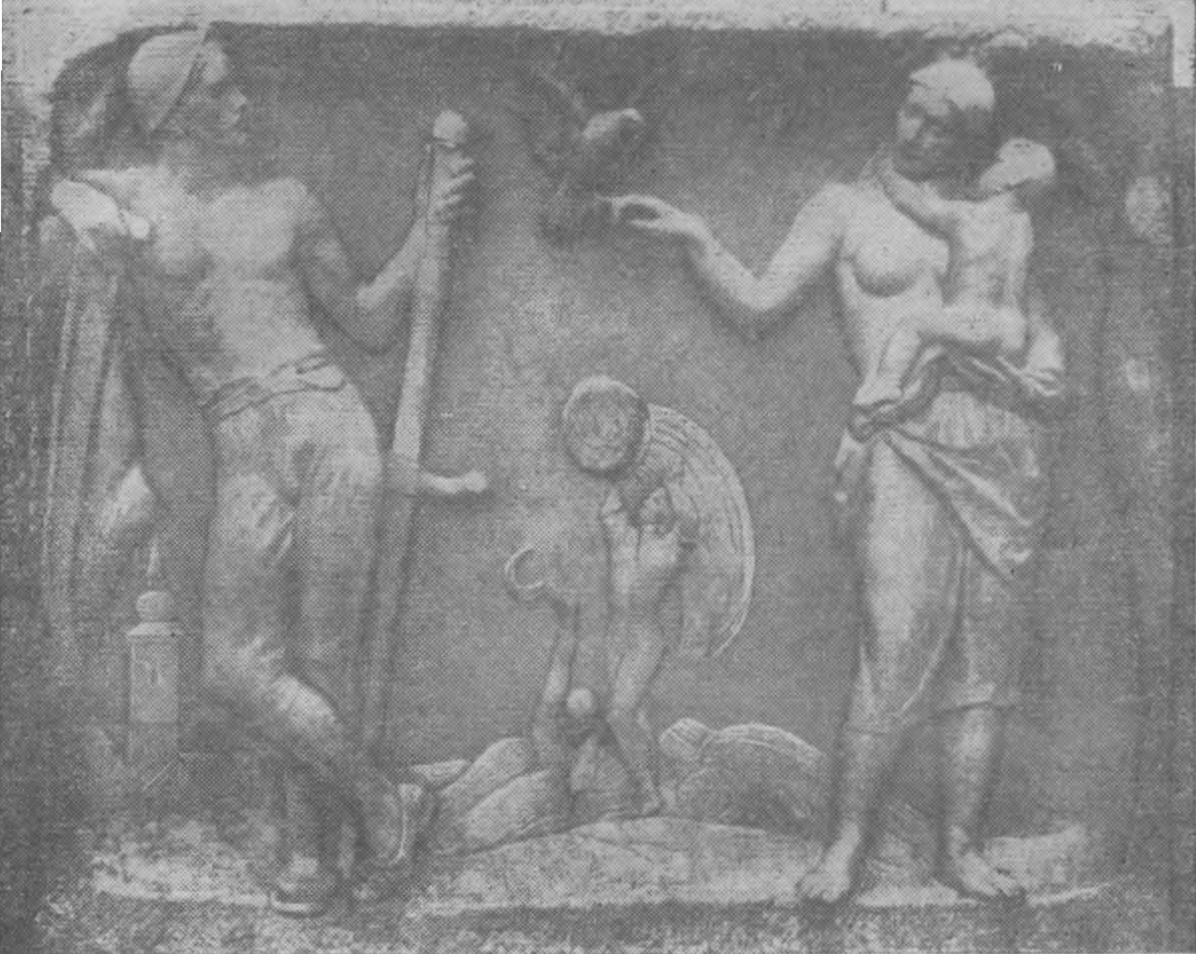 Фрагмент памятника в Хлумце