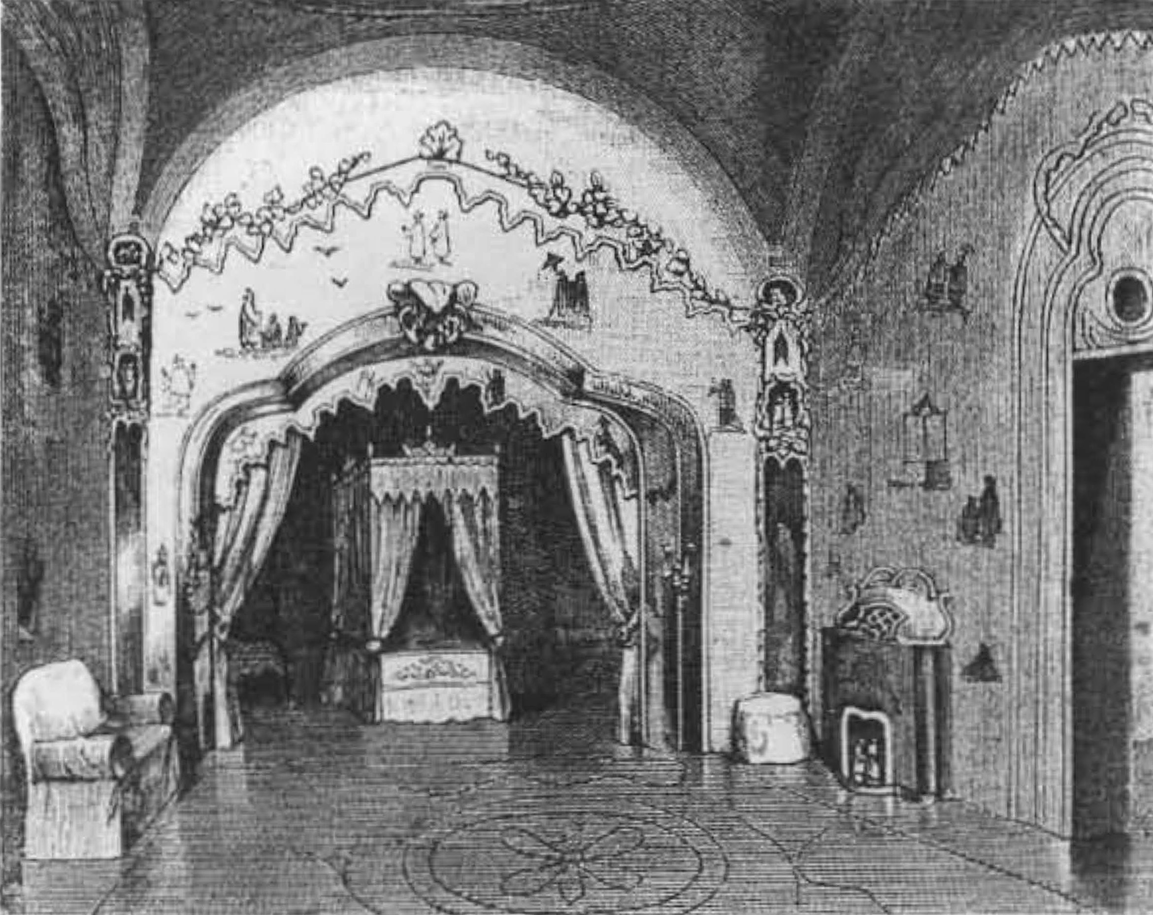 Спальня Екатерины в Ораниенбаумском дворце