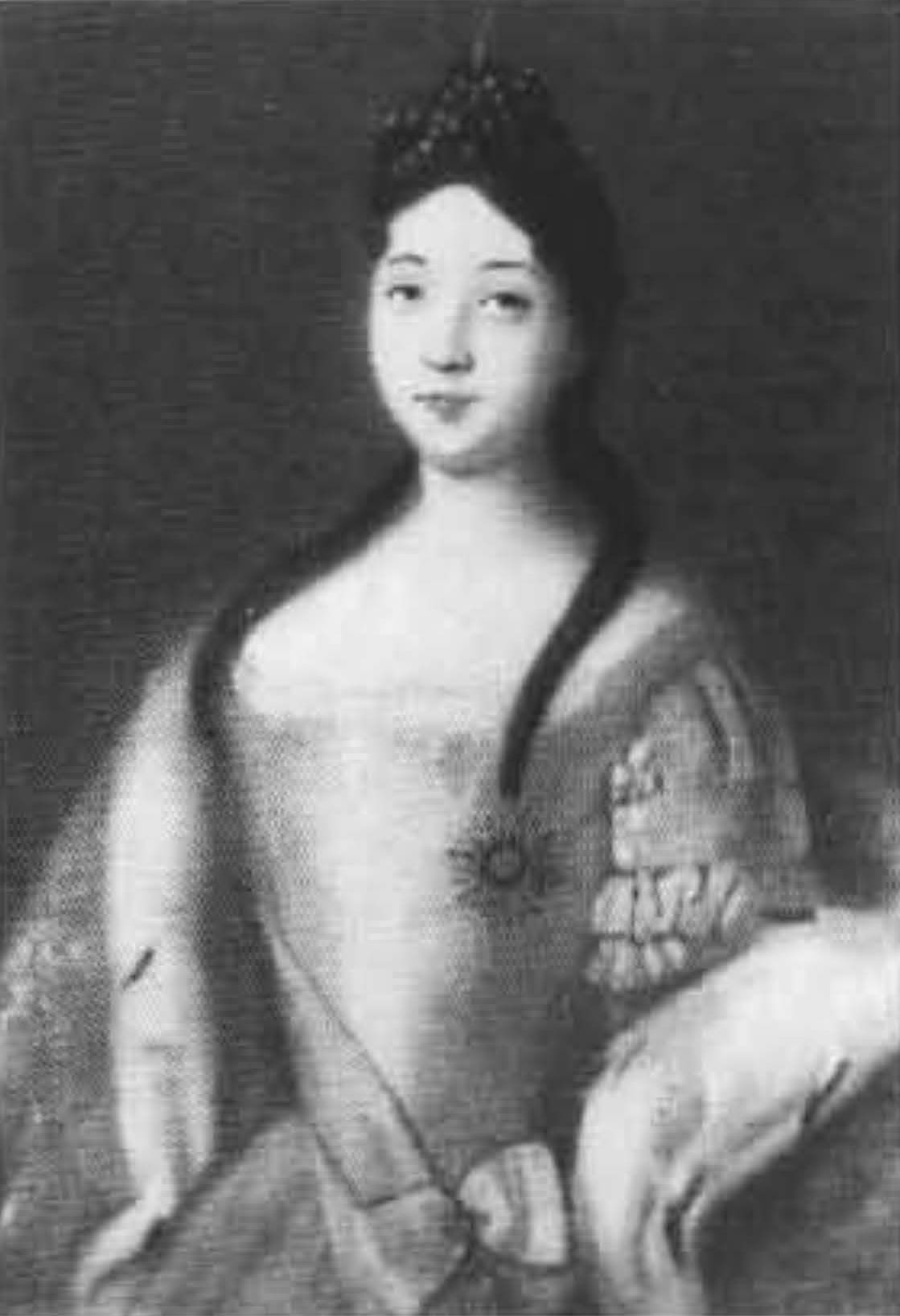 Цесаревна Анна Петровна, герцогиня Гольштейн-Готторпская. Л. Каравак. 1725 г.