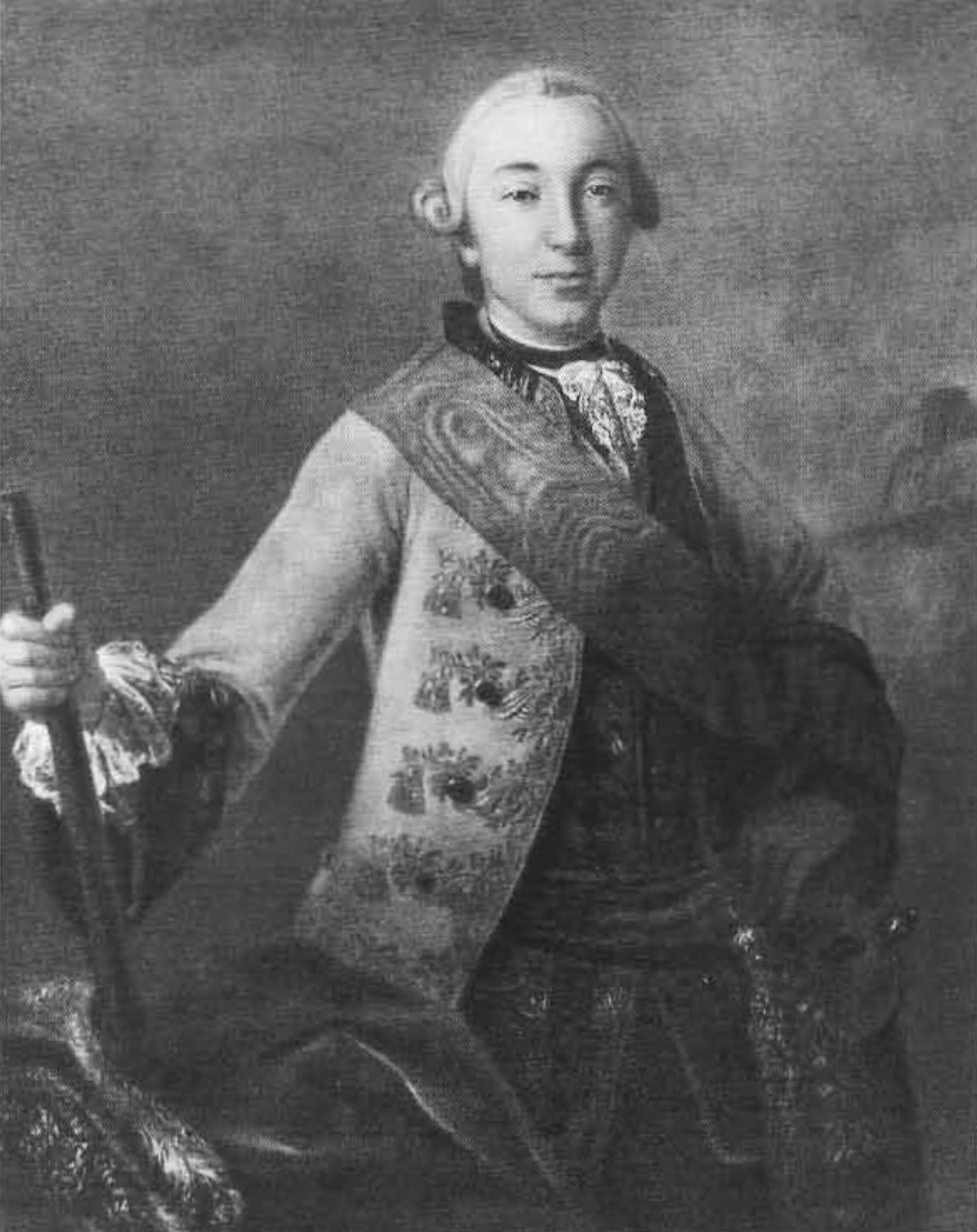 Великий князь Петр Федорович. Ф С. Рокотов. 1758 г.