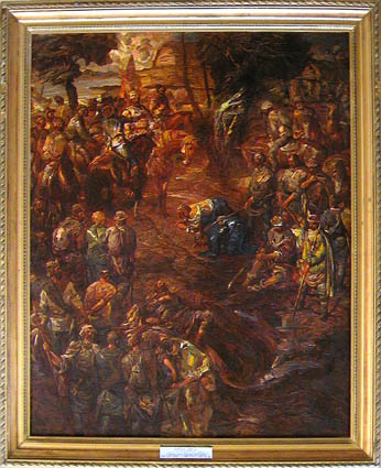 В.И. Агеев. Е. Пугачев после переправы через Волгу близ села Сундырь 17 июля 1774 г.