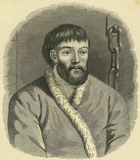 Емельян Иванович Пугачев (гравюра Л.А. Серякова с портрета, писанного по желанию Михельсона)