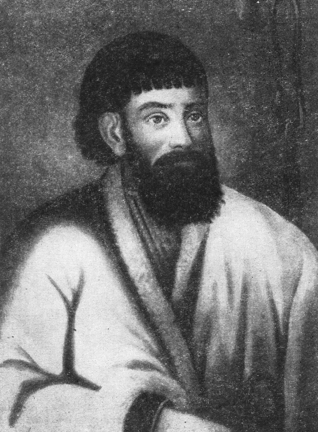 Портрет Е.И. Пугачева. Неизвестный художник. 1774 год. Симбирск