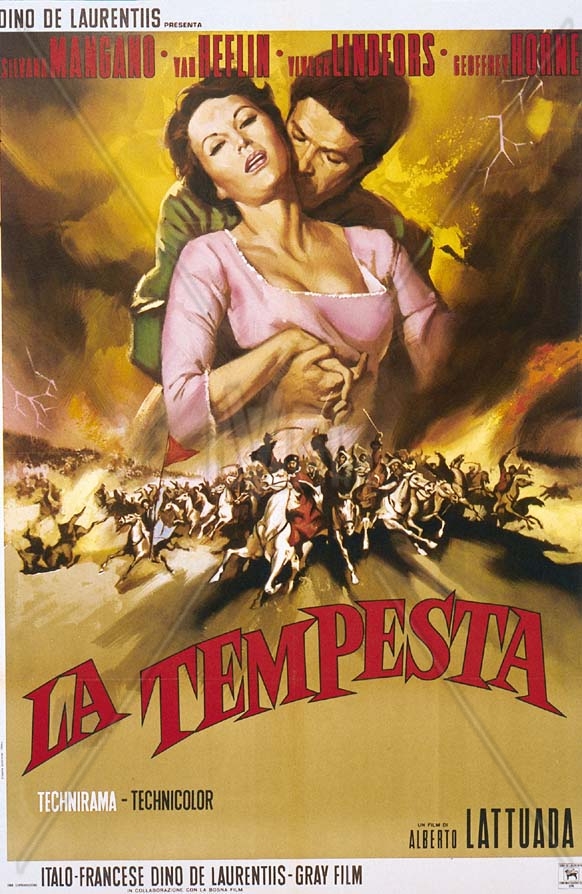 Постер к фильму «Буря» / La tempesta (Италия, 1958)